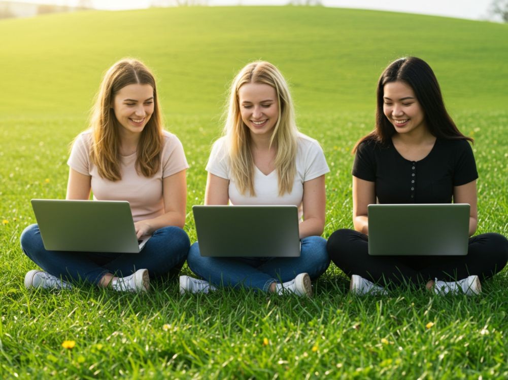 Werk samen met je vriendinnen