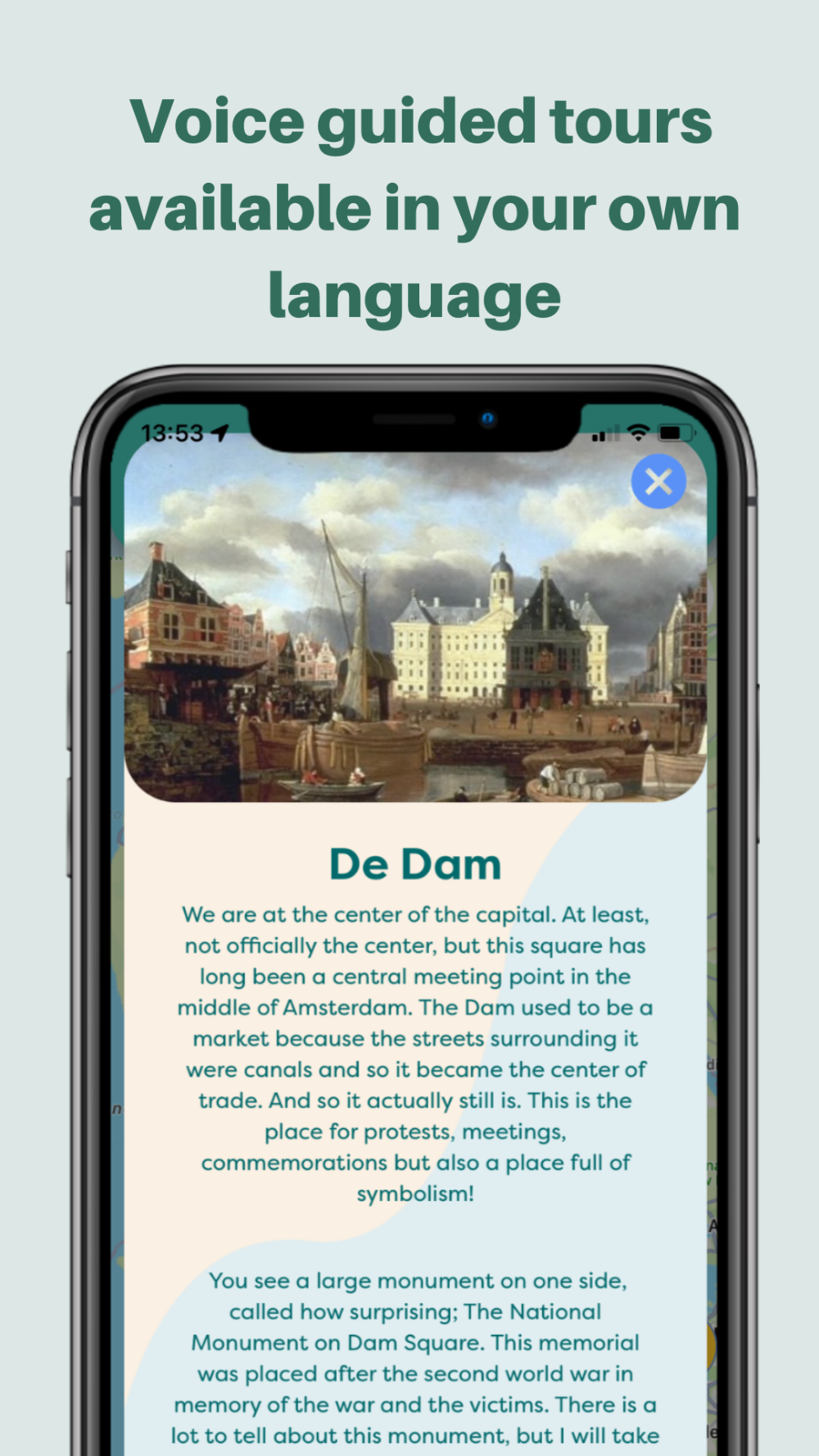 Audio gestuurde tours