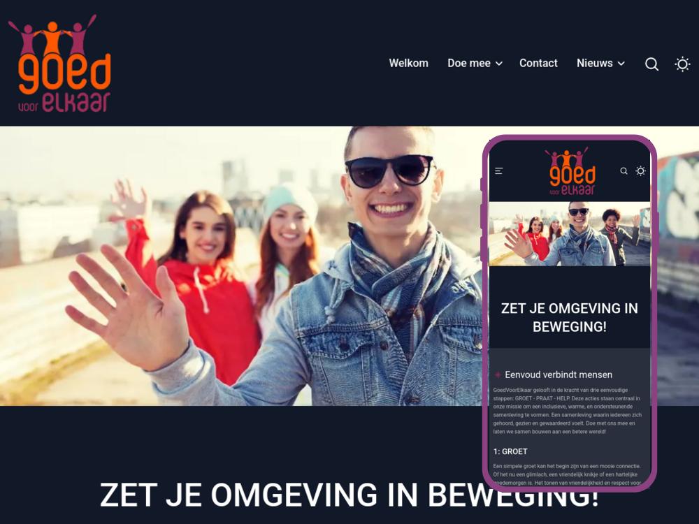 PostDropper website: goedvoorelkaar.org